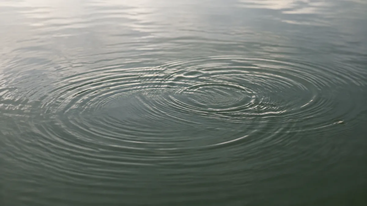 Overlapping ripples suggesting wireless coverage